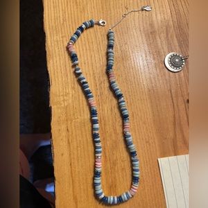 Loft necklace blue and pink